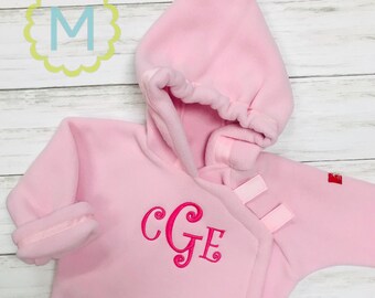 infant hooded fleece jacket