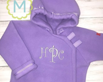 infant hooded fleece jacket