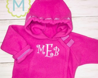 infant hooded fleece jacket
