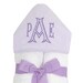 Personalized White Seersucker Stripe Everykid Hooded Towel by 3 Marthas ...