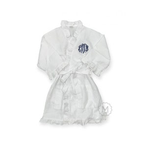 Personalized Adult Ruffle Waffle Weave Robe