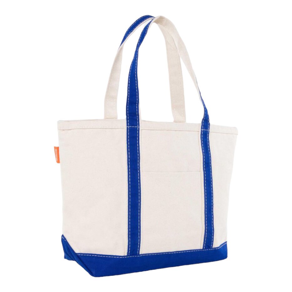 Ariat Royal Blue Canvas Tote with Cream Trim Ariat | Bags | Ariat Sling Canvas Backpack Purse Baby Blue  main image 4