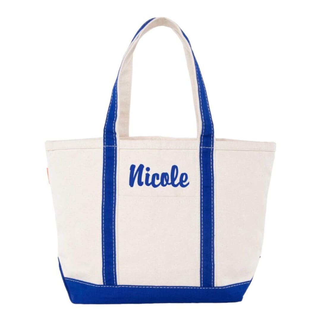 BLUE LUG TOTE BAG (White X Blue） TOTE BAGS - Bags for you to carry - BAGS - BLUE LUG GLOBAL ONLINE