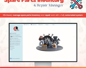 Software de gestión de inventario de repuestos para vehículos y flotas / Gestión de talleres, reparaciones y CRM / MS Access