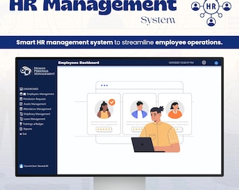 Software de gestión de RR. HH. todo en uno: CRM para empleados, nóminas y ausencias (aplicación de escritorio para Windows, sin suscripción)