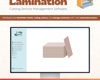 Software de gestión de corte de láminas para carpintería y laminación / CRM, facturación de trabajos, gastos y nóminas