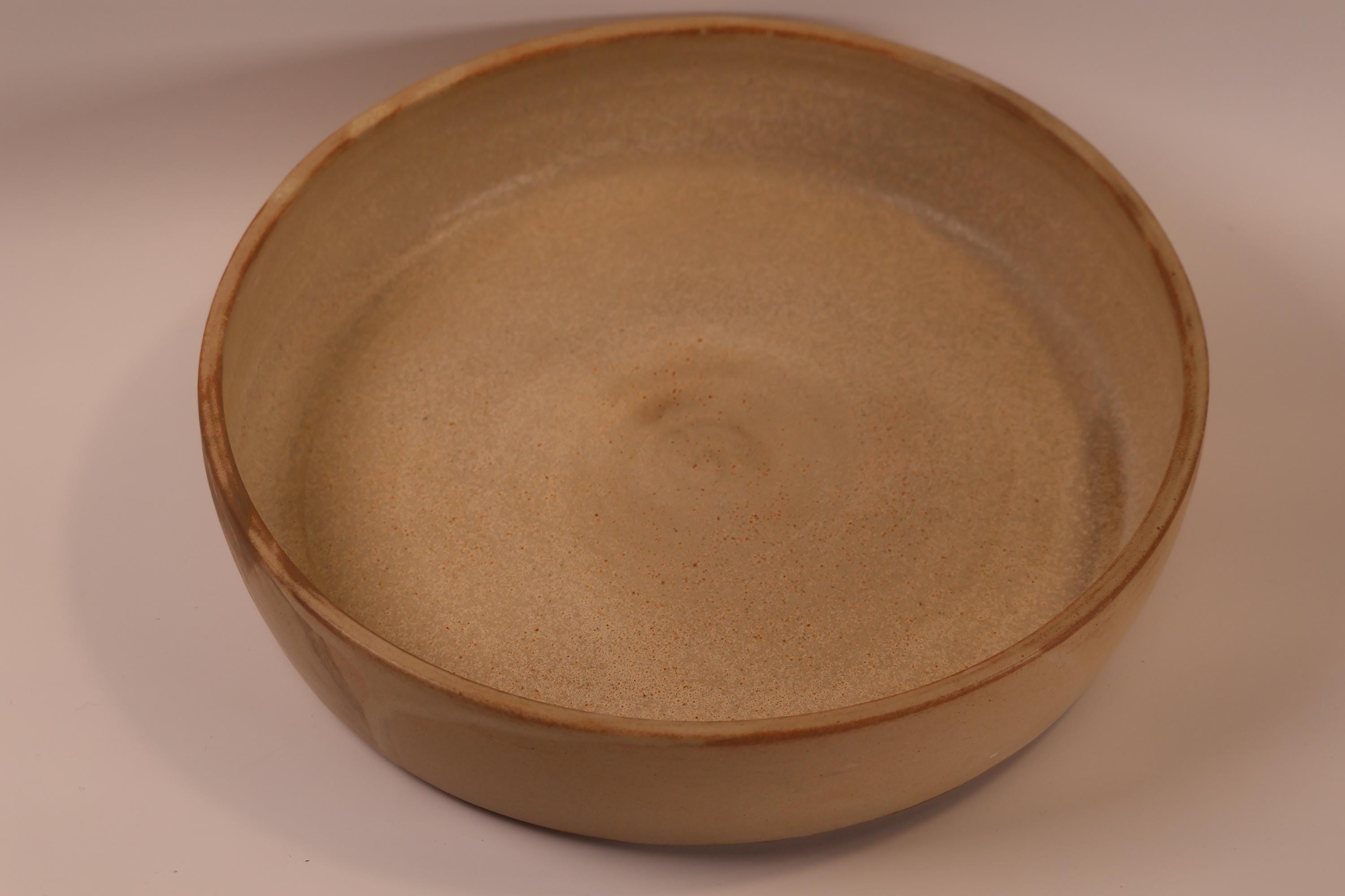Handmade Ceramic Serving Bowl | Wheel Thrown Stoneware Bowl - Etsy