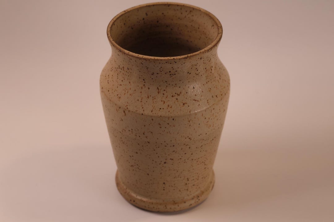 Handmade Ceramic Vase | Wheel Thrown Stoneware Flower Vase - Etsy