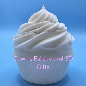 3D Printed Ready to Paint Cupcake