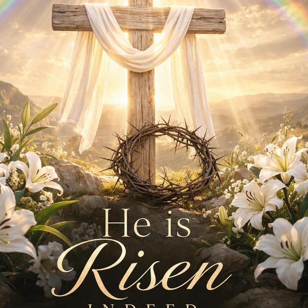 Er ist tatsächlich auferstanden Osterkarte, christliche Auferstehungskarte, religiöser Ostergruß, Glaube basiert auf digitaler Download, 5 x 7 druckbare Karte