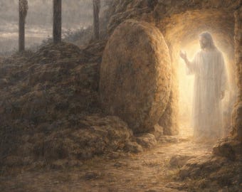 Golgotha Digital Greeting Card, Christian Faith Card, Religious Printable 5x7 Card, Encouragement, Inspirational Card