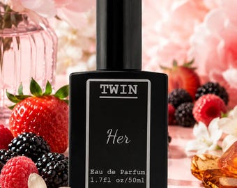 HER – Sweet Berry Vanilla Perfume – Modern Feminine Fragrance (50ml Eau De Parfum Spray)