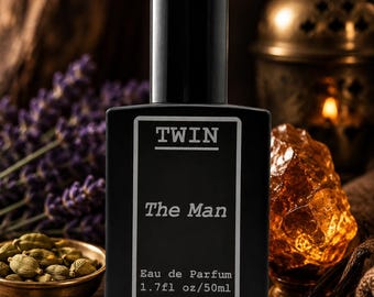 THE MAN – Warm Vanilla Cardamom Cologne – Rich Masculine Fragrance (50ml Eau De Parfum Spray)