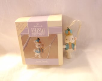 1992 Hallmark Keepsake Easter PARADE Ornament Bunny Rabbit Band Líder