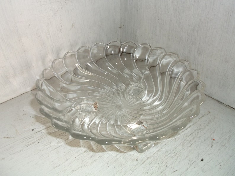 Fostoria Colony 3 Toed Footed Candy Condiment Dish Crystal Etsy