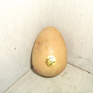 Made In Israel Wooden Egg 2 3/8&quot;
