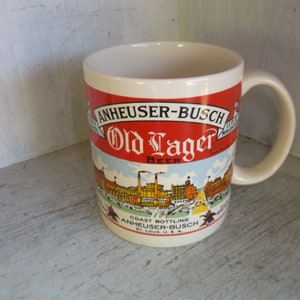 Anheuser Busch Old Lager Beer Coffee Mug Cup 12 oz St. Louis
