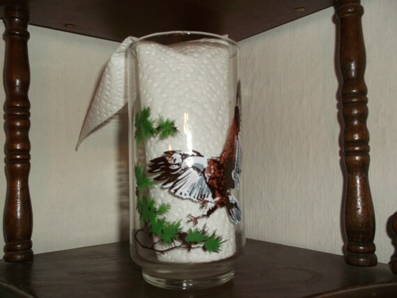 1978 Burger Chef Endangered Species Collector Glass-Bald Eagle VINTAGE