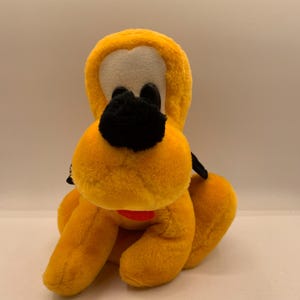 Vintage 1980's LARGE Walt Disney World Disneyland PLUTO Dog