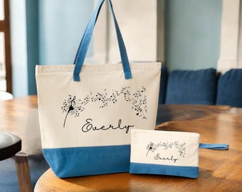 Music Heart Tote Bag: Musical Notes Design, Multiple Colors