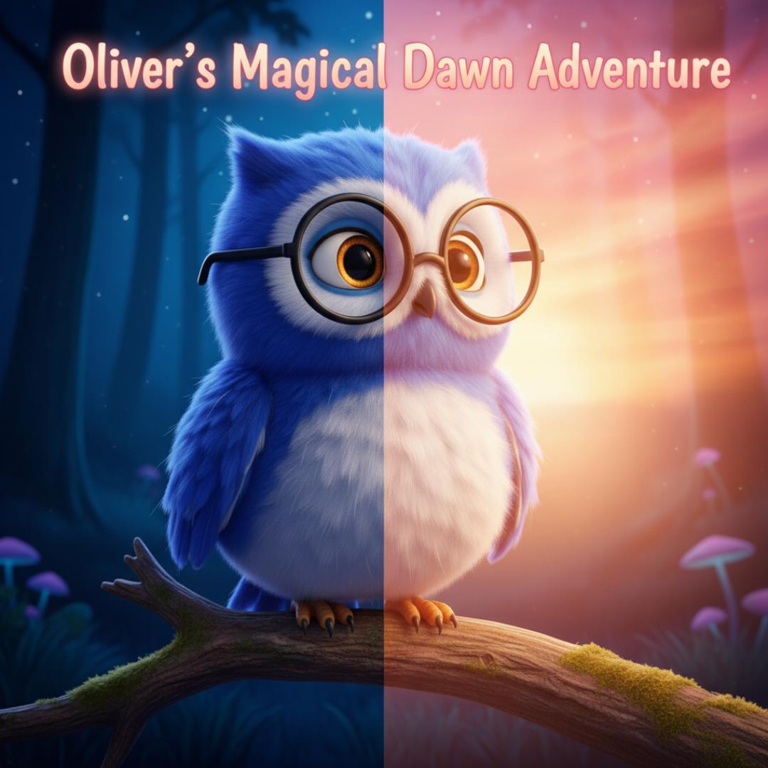 Oliver the Night Owl Bedtime Story | Kids Ages 2-6 (Digital PDF eBook)