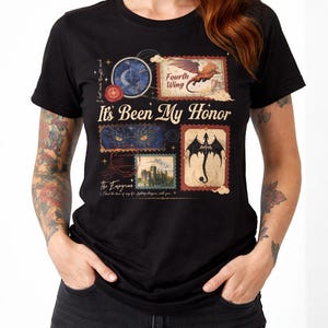 It's been my eer T-shirt | Uniseks T-shirt Fourth Wing Bookish geïnspireerd afbeelding 2