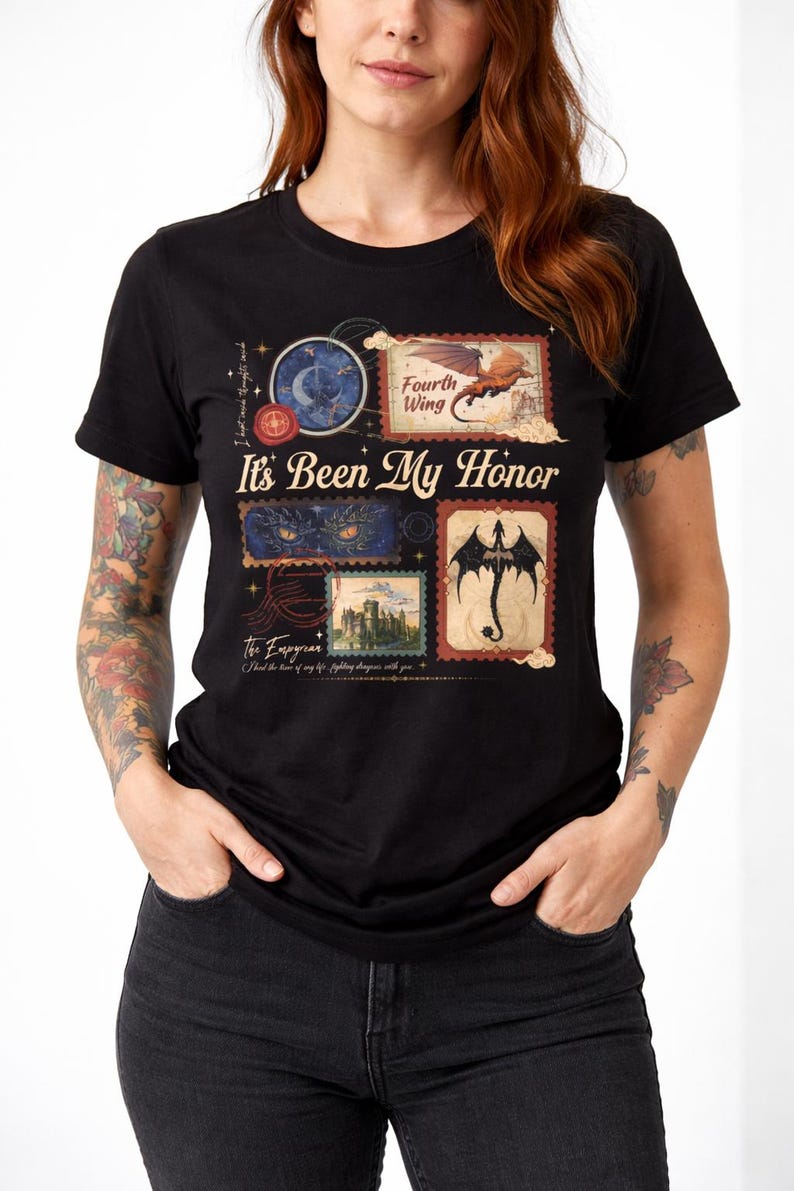 It's been my eer T-shirt | Uniseks T-shirt Fourth Wing Bookish geïnspireerd afbeelding 2