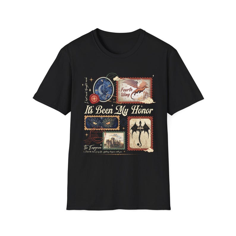 It's been my eer T-shirt | Uniseks T-shirt Fourth Wing Bookish geïnspireerd afbeelding 5