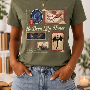 It's been my eer T-shirt | Uniseks T-shirt Fourth Wing Bookish geïnspireerd afbeelding 1