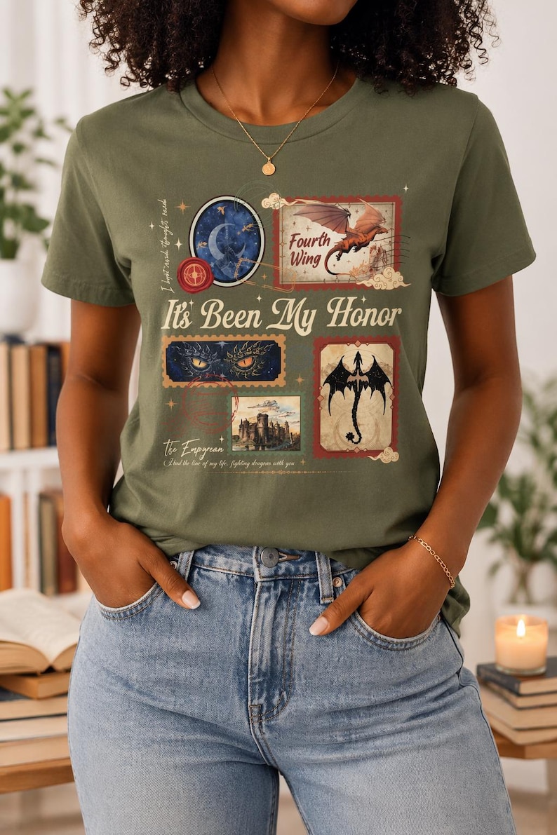 It's been my eer T-shirt | Uniseks T-shirt Fourth Wing Bookish geïnspireerd afbeelding 1