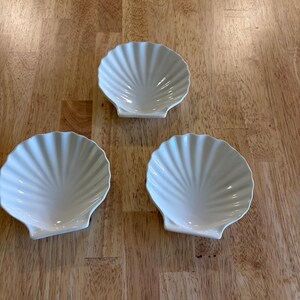 Set of 3 Scallop Shell Dishes - Made in Portugal - Over and Back