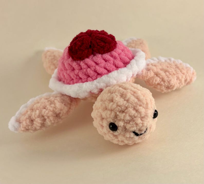 Beloved Crochet Plushies (Bear, Cat, Caterpillar, Puppy, Kitten, Pink Bee, Heart Keychain, Floppy-ear Bunny & Bunny holding rose) image 10
