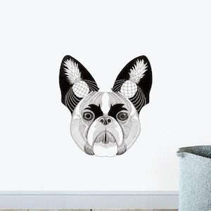 Loyal Dog Wall Sticker Decal | Illustration Wall Stickers, Animals Wall Stickers, Wall Decals, Home Decor, Wall Art, Illustrations