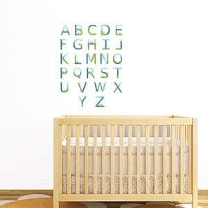 Jongens alfabet muur sticker decal | Educatieve Muurstickers, leren, kunst aan de muur, Muurstickers, kinderkamer, school, onderwijs, geschenken