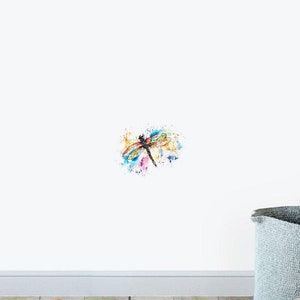 Dragonfly Wall Sticker Decal | Illustration Wall Stickers, Animals Wall Stickers, Wall Decals, Home Decor, Wall Art, Illustrations