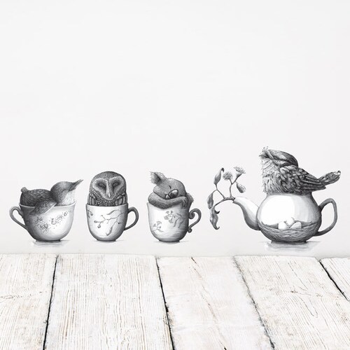 Vinyl Wall Art Sticker Wall Decal Winter Tree Decal Wall Etsy