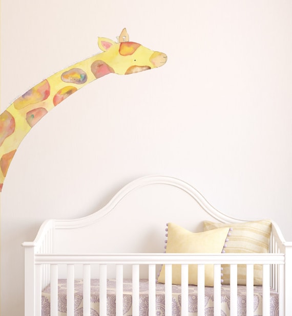 giraffe baby room wall decals