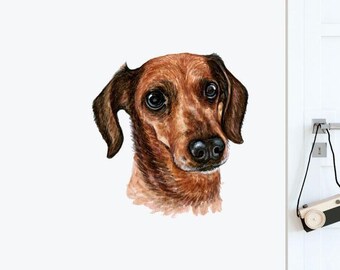 Dulce mezcla mezcla la etiqueta engomada de la pared / perros y mascotas pegatinas de pared, arte de la pared, calcomanías de la pared, pegatinas de los niños, animales de las calcomanías de la pared