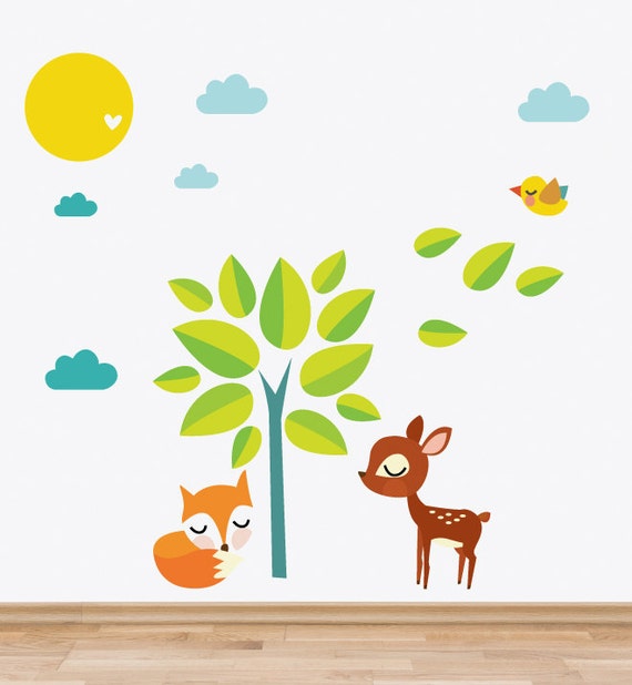nursery wall stickers animals