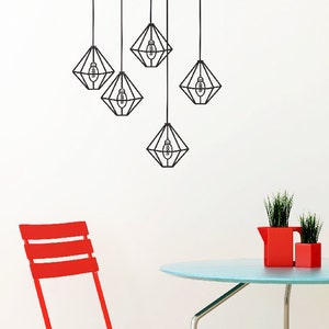 Diamond Lamps Wall Sticker Decal | Illustration Wall Stickers, Animals Wall Stickers, Wall Decals, Home Decor, Wall Art, Illustrations