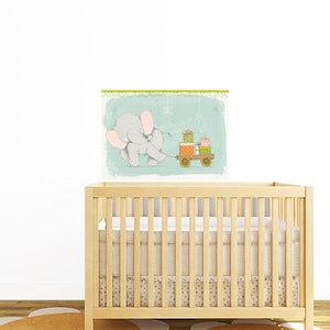 Special Delivery Elephant Wall Sticker Decal | Kids Wall Stickers, Animals Wall Stickers, Childrens Wall Decals, Wall Art, Kids Room
