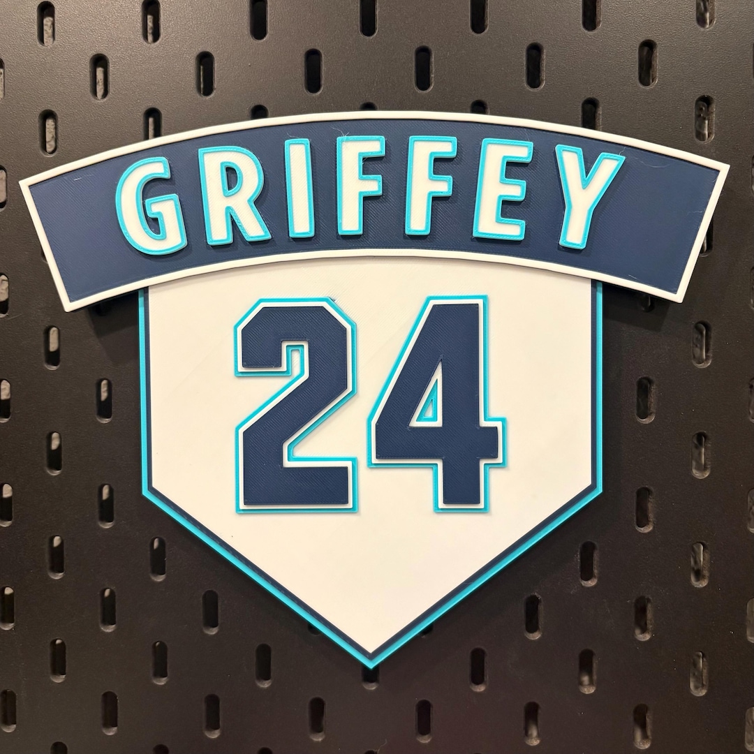 Seattle Mariners Replica Retired Number Signs - Etsy