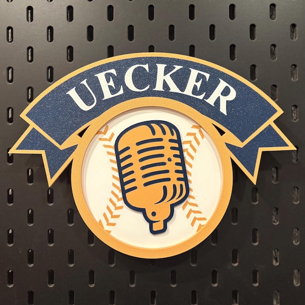 Réplique de plaques numérotées des Milwaukee Brewers