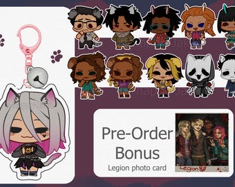 PREVENTA Llaveros acrílicos de Dead by Daylight de 6 cm