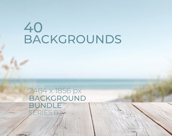 40 JPG Tabletop Hintergründe für Produktmockups Bündel | Vorderansicht Lifestyle