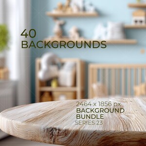 Paket med 40 produktmockupbakgrunder | Digital nedladdning för Etsy, Shopify och sociala medier