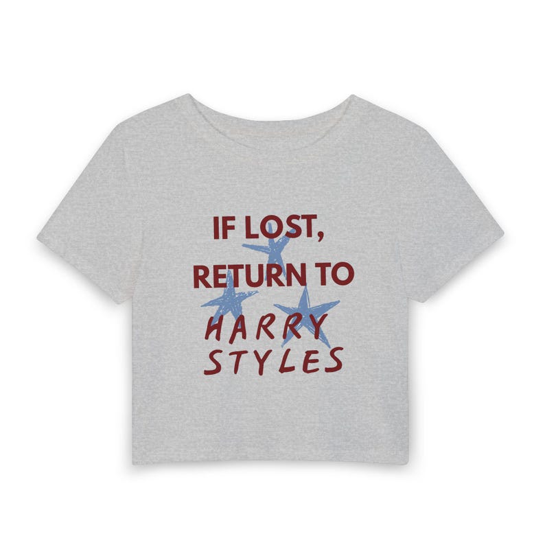If Lost Return To Harry Styles Tee, Kiss All The Time Disco Occasionally Harry Album Merch Tour Concert Y2K 90s, Harry Styles Shirt Grey