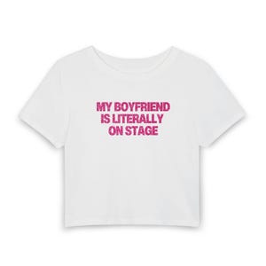 My Boyfriend Is Literally On Stage Baby Tee, Kiss All The Time Disco Occasionally Harry Album Merch Tour Concert Y2K 90s, Harry Styles Shirt image 6