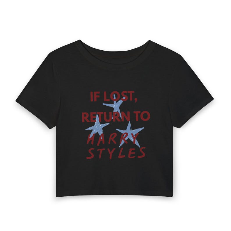 If Lost Return To Harry Styles Tee, Kiss All The Time Disco Occasionally Harry Album Merch Tour Concert Y2K 90s, Harry Styles Shirt Black