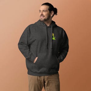 Moon Rise  Drop • Logo Charcoal Gray Hoodie